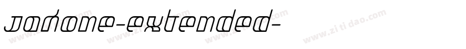 Jakone-Extended字体转换