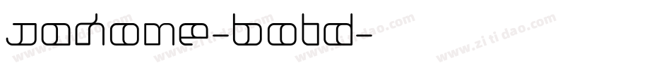 Jakone-Bold字体转换