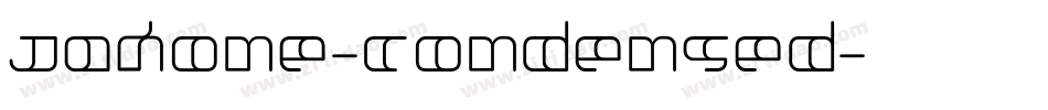 Jakone-Condensed字体转换