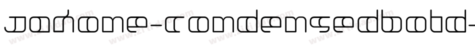 Jakone-CondensedBold字体转换