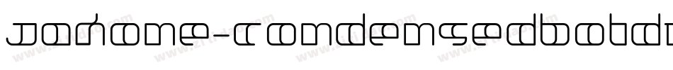 Jakone-CondensedBoldItalic字体转换