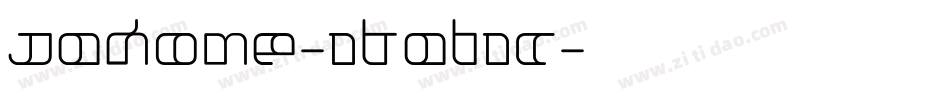 Jakone-Italic字体转换