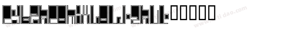 CybercomixBold-zrVL字体转换