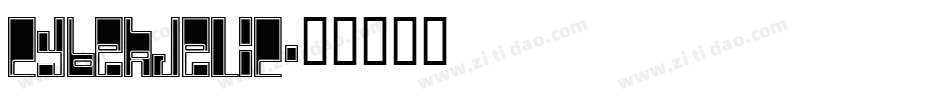 Cyberdelic字体转换