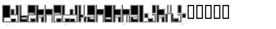 CybernetykaNormal-jrxj字体转换