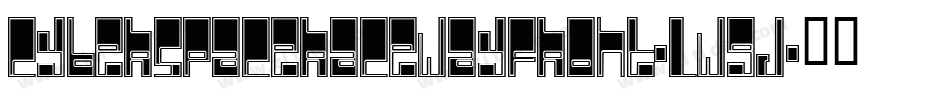 CyberspaceRacewayFront-lWGD字体转换