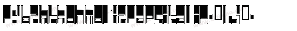 CybertronMoviecapsItalic-0Bj4字体转换