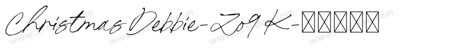 ChristmasDebbie-Zo9K字体转换