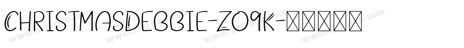 ChristmasDebbie-Zo9K字体转换