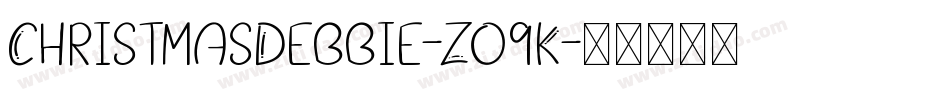 ChristmasDebbie-Zo9K字体转换