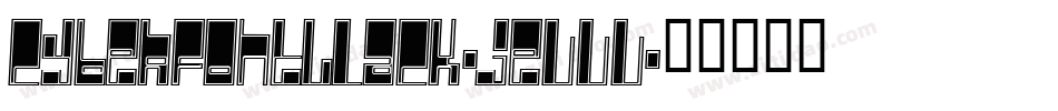 CyberfontBlack-jEVvv字体转换