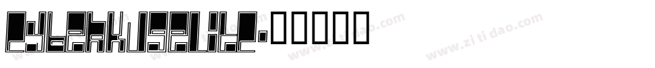 CyberkugelITC字体转换