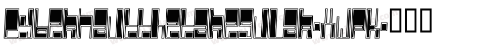 CybernautThetaRegular-xWpK字体转换