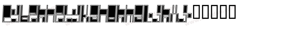 CybernetykaNormal-jrxj字体转换