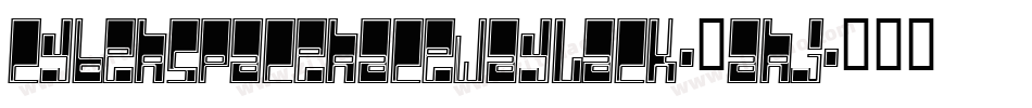 CyberspaceRacewayBack-9arj字体转换