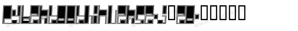 CybertoothInverse-j8eO字体转换