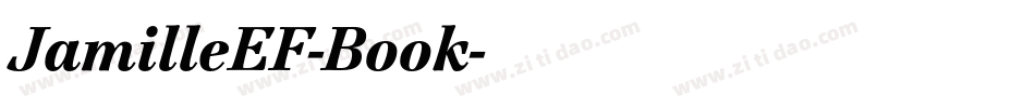 JamilleEF-Book字体转换
