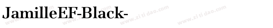 JamilleEF-Black字体转换