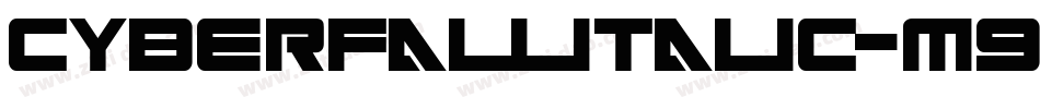 CyberfallItalic-M9vp字体转换