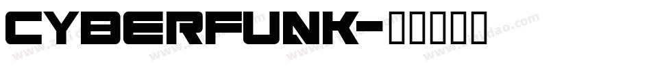 Cyberfunk字体转换