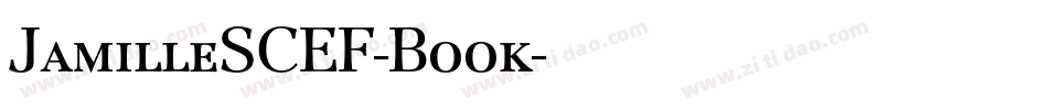 JamilleSCEF-Book字体转换