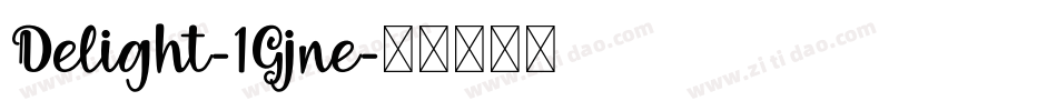 Delight-1Gjne字体转换