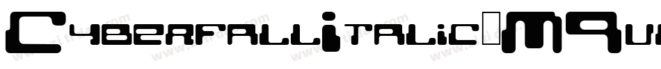 CyberfallItalic-M9vp字体转换