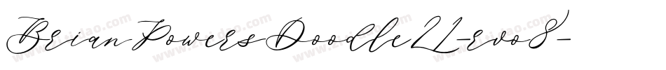 BrianPowersDoodle21-rvo8字体转换