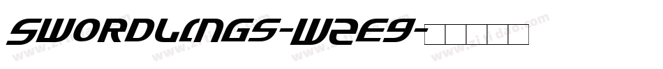 Swordlings-WZe9字体转换