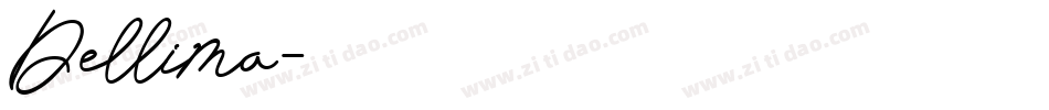 Dellima字体转换