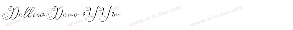DellisaDemo-9YY7n字体转换