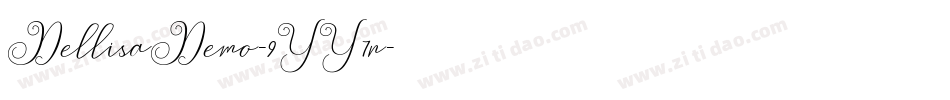 DellisaDemo-9YY7n字体转换