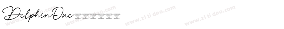DelphinOne字体转换