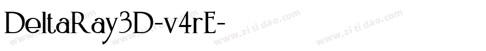 DeltaRay3D-v4rE字体转换