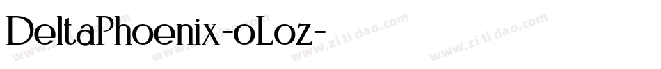 DeltaPhoenix-oLoz字体转换