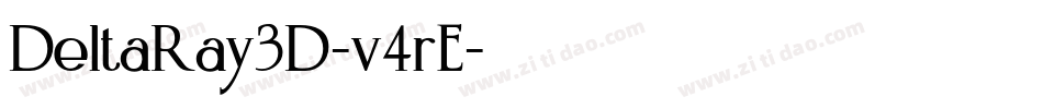 DeltaRay3D-v4rE字体转换