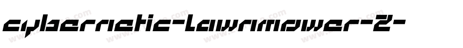 cybernetic-lawnmower-2字体转换