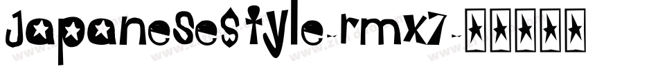JapaneseStyle-rmX7字体转换