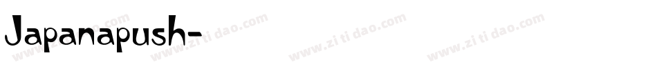 Japanapush字体转换