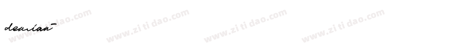demian字体转换
