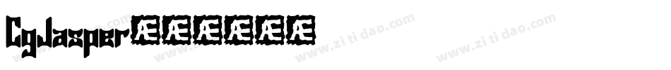 CgJasper字体转换