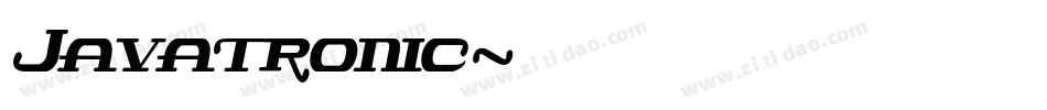 Javatronic字体转换
