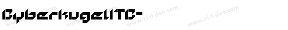 CyberkugelITC字体转换