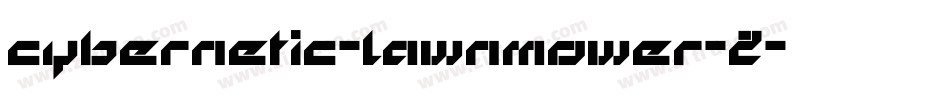 cybernetic-lawnmower-2字体转换