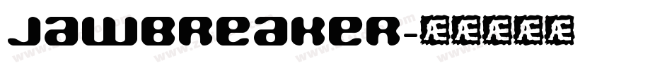 Jawbreaker字体转换