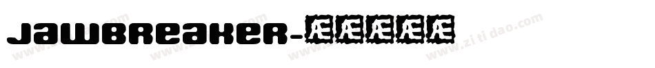 Jawbreaker字体转换