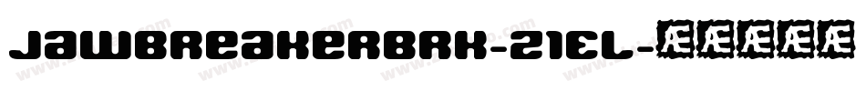 JawbreakerBrk-z1EL字体转换