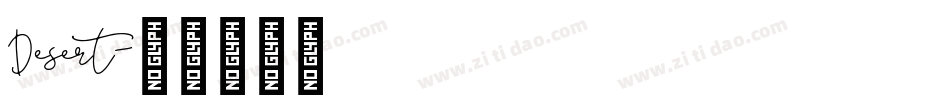 Desert字体转换