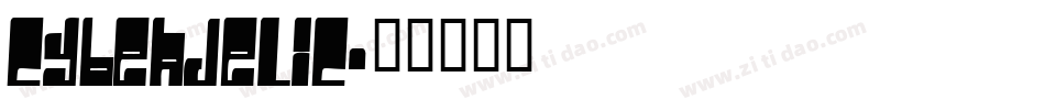 Cyberdelic字体转换