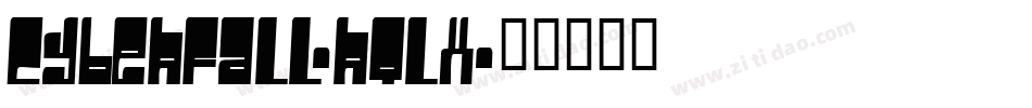 Cyberfall-rqlx字体转换